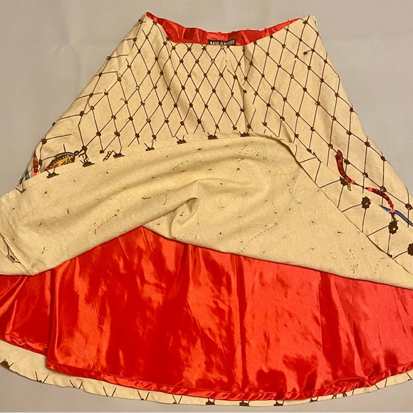 Basil & Maude Skirt Salsa Senorita Spanish Rodeo A-Line Size 2 M1 - Picture 2 of 5